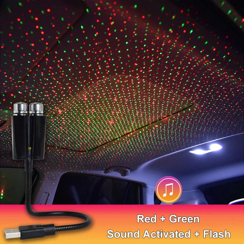 Romantic Dual Color Sound Activated LED Starry