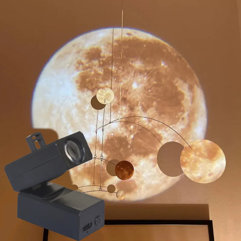 Earth Moon Projection Lamp